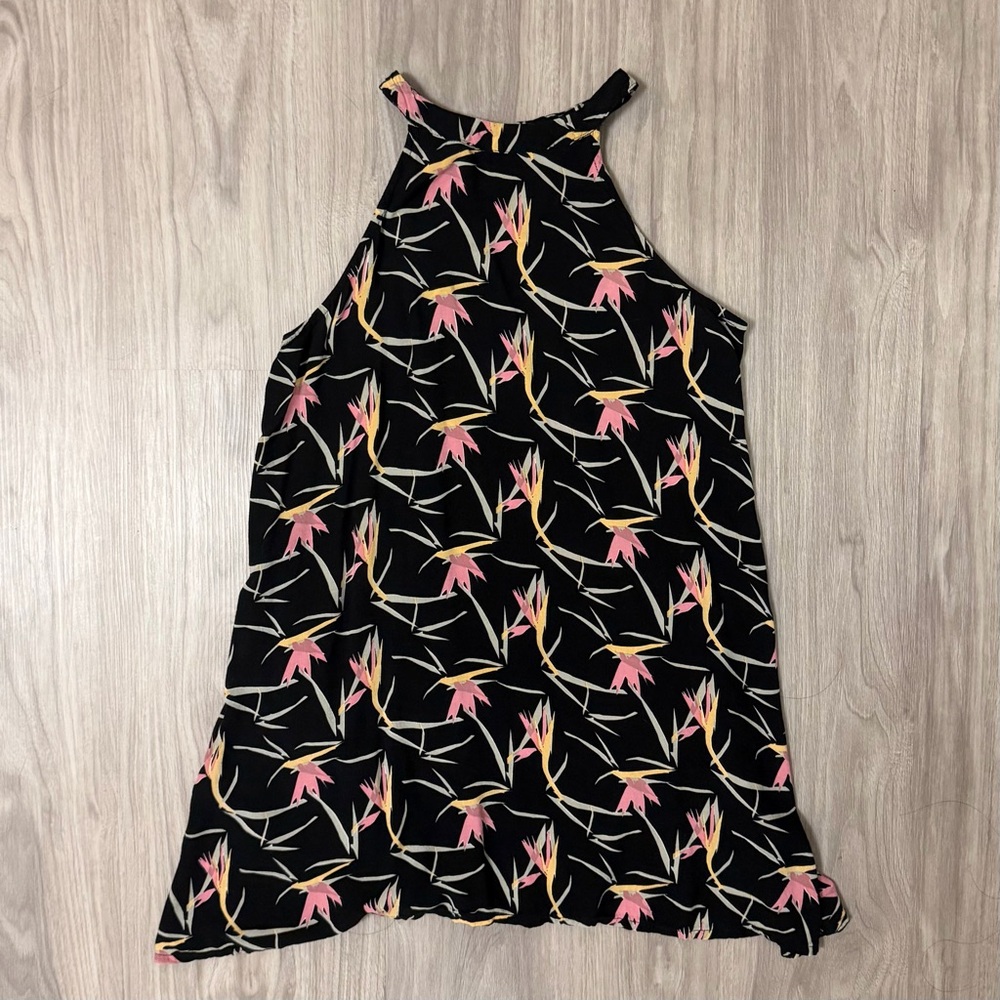Ava Sky Bird of Paradise Mini Dress
